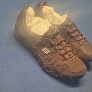 Skechers Womens Dark Brown Sneakers
